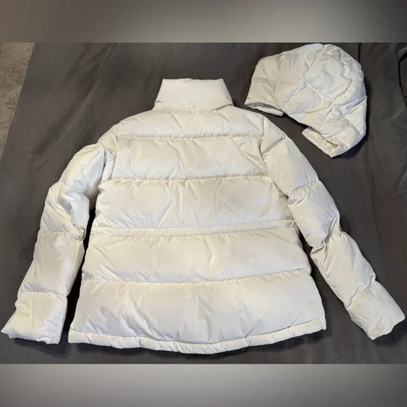 lululemon Wunder Puff Jacket sz 4 White - Like New Condition! - Picture 2 of 11